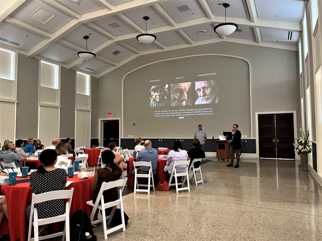 Attendees at a workshop