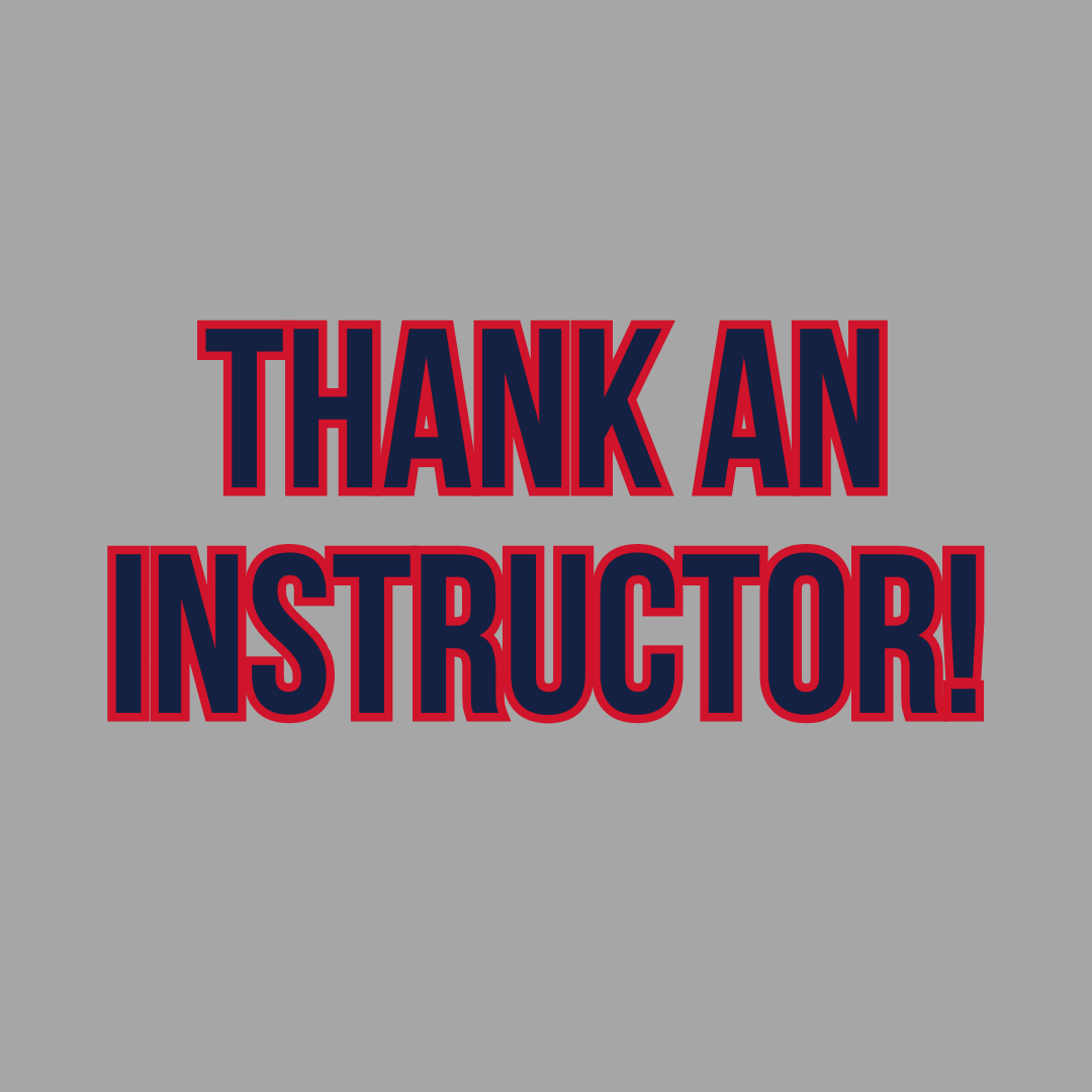 Thank an instructor!